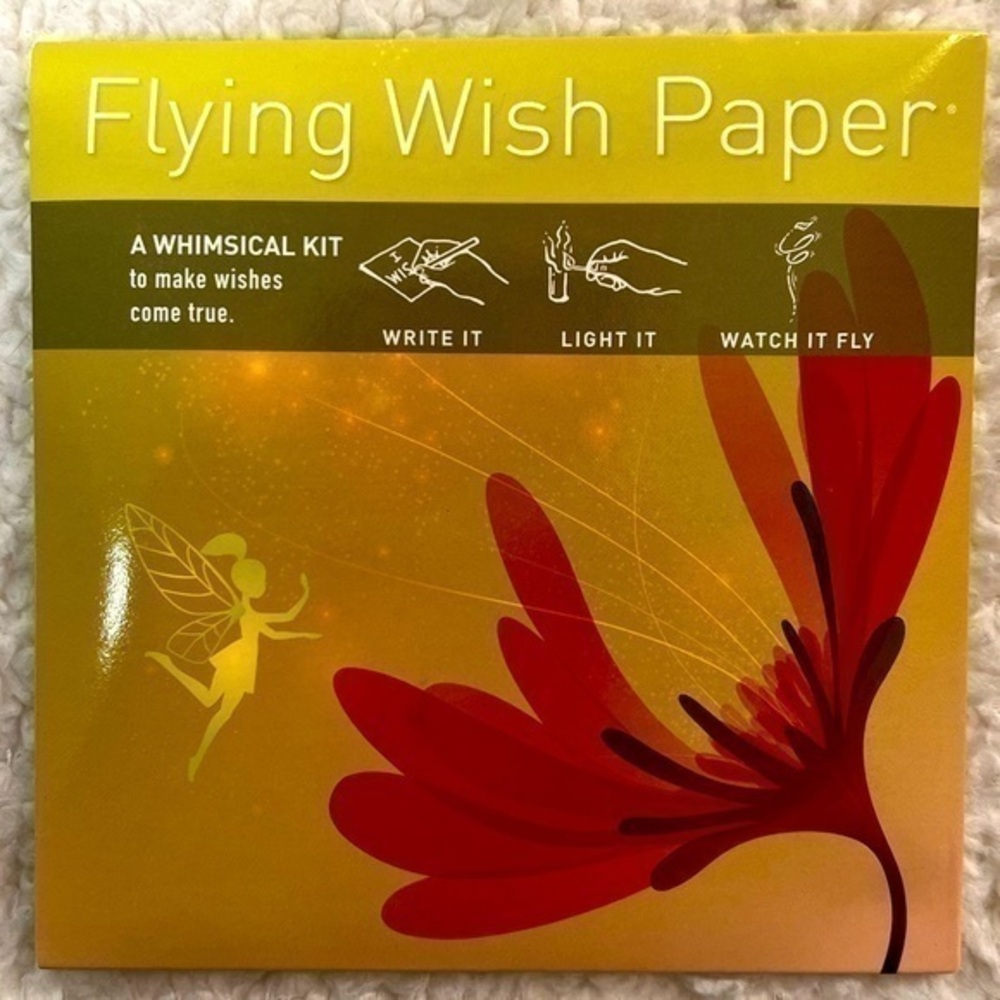 Flying Wish Paper “Fairy Garden” Whimsical Wish Kit